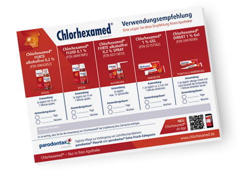 Chlorhexamed Empfehlungsblock